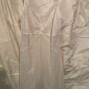 Freya White Lace Nightgown